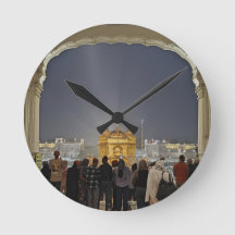 golden temple round clock