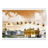 GOLDEN TEMPLE WITH THE SIKH GURUS (Front Horizontal)