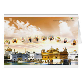 GOLDEN TEMPLE WITH THE SIKH GURUS