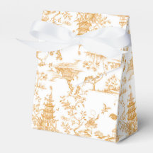 Golden Temples Chinoiserie Favor Box