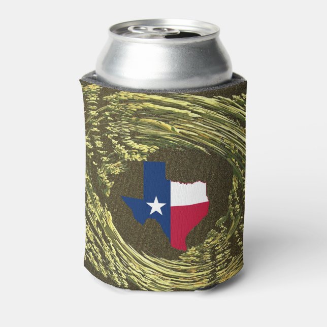 GOLDEN TEXAN CAN COOLER (Can Back)