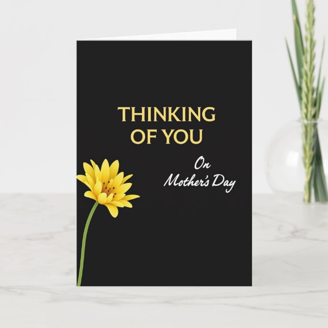 Golden Text Mothers Day Card (Front)