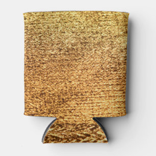 Golden textile: glamorous macro background. can cooler