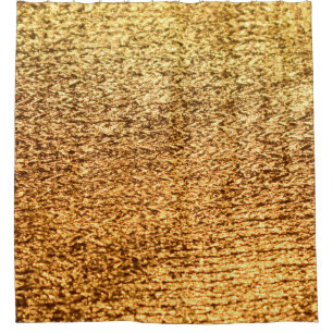 Golden textile: glamorous macro background. shower curtain