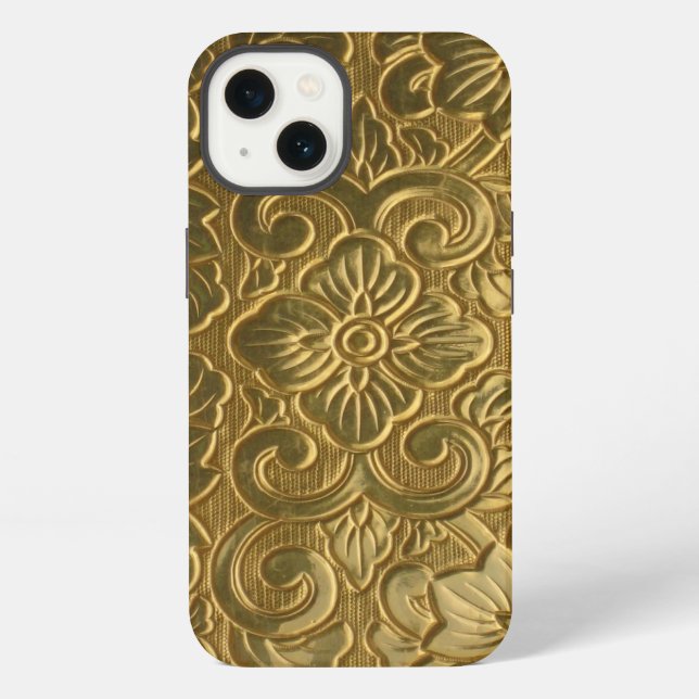 Golden Texture Iphone Case (Back)