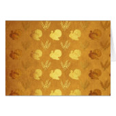 Golden Thanksgiving with Turkey (Front Horizontal)