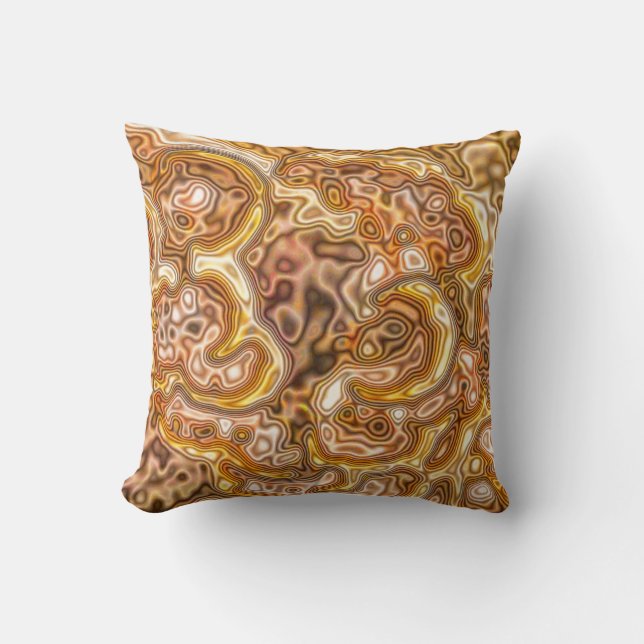 GOLDEN THROW PILLOW (Front)