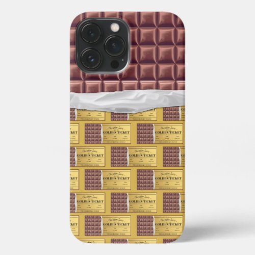 Golden Ticket Chocolate Bar Phone Case