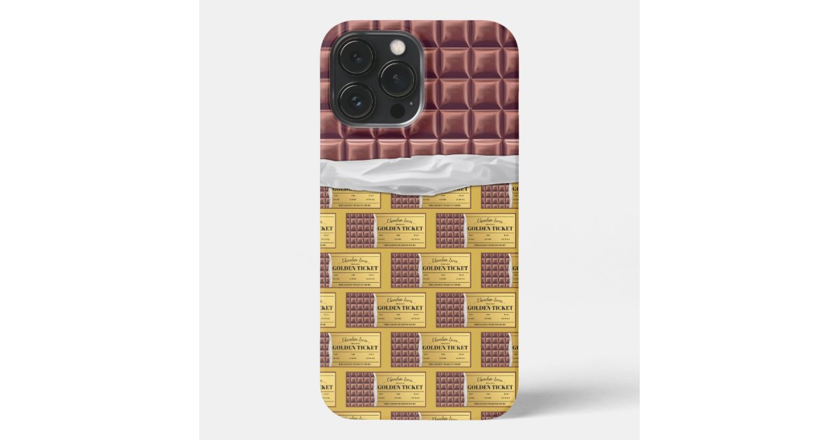 Golden Ticket Chocolate Bar Phone Case Zazzle