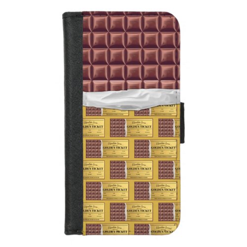 Golden Ticket Chocolate Bar Wallet Phone Case
