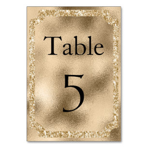 Golden TICKET Special Event Table Number