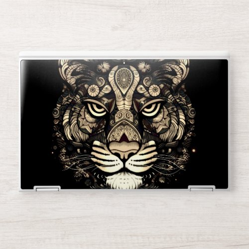 Golden Tiger Head  HP Laptop Skin