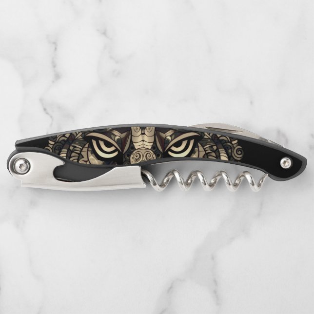 Golden Tiger Head  Waiter's Corkscrew (Front)