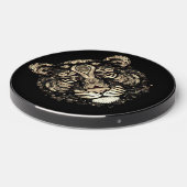Golden Tiger Head Wireless Charger (Front 2)