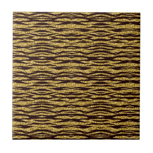 golden tiger print tiger skin pattern tiger fur ceramic tile