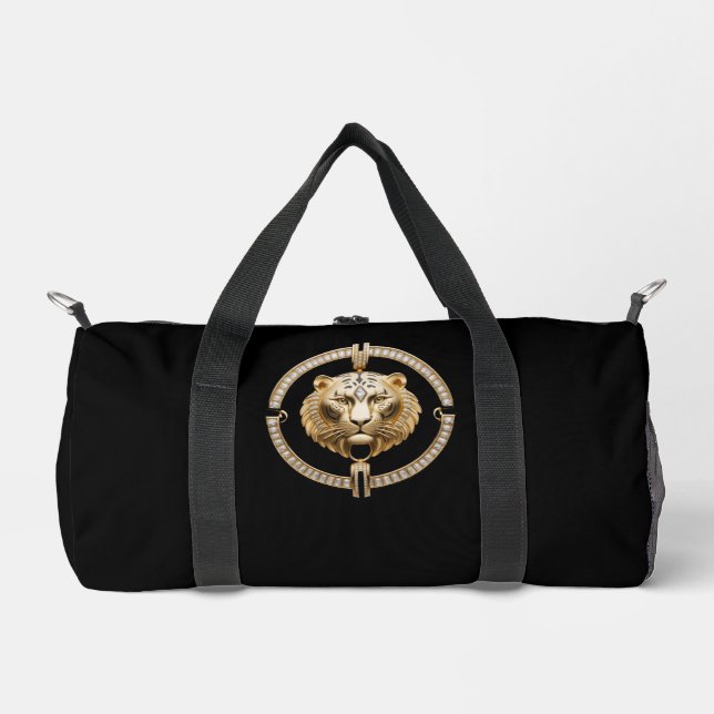 Golden Tiger Watch Duffle Bag (Front)