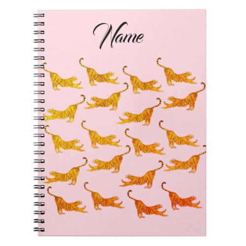 Golden Tigers Personalized Notebook