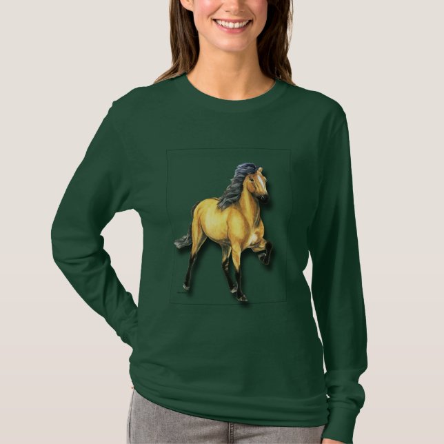 Golden Tolt 2 Icelandic Horse T-Shirt (Front)