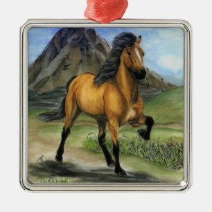 Golden Tolt Metal Ornament