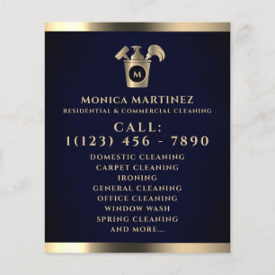 Golden tone black with logo flyer