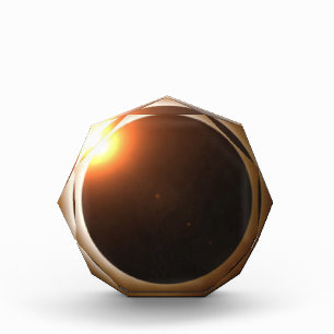Golden Total Solar Eclipse Photo Block