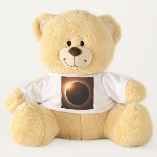 Golden Total Solar Eclipse Teddy Bear