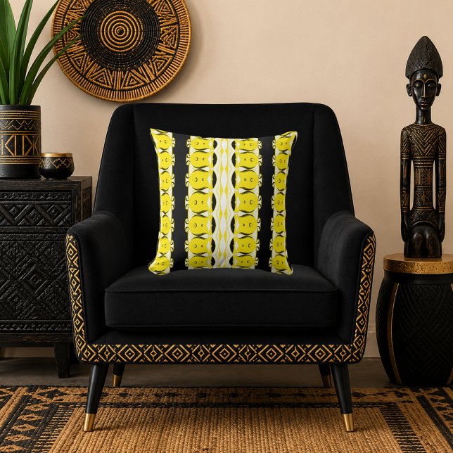 Golden Totem Throw Pillow (Creator Uploaded)