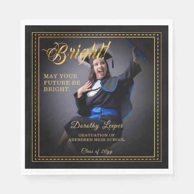 Golden touch Brighten your future. Napkins (Front)