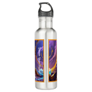 "Golden Trails Blaze" Stainless Steel Water Bottle
