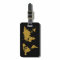 Golden travel world map personalized
