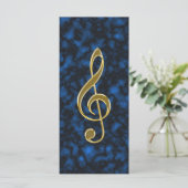 Golden treble clef (Standing Front)