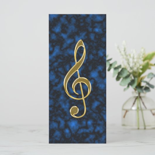 Golden treble clef (Standing Front)