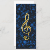 Golden treble clef (Front/Back)