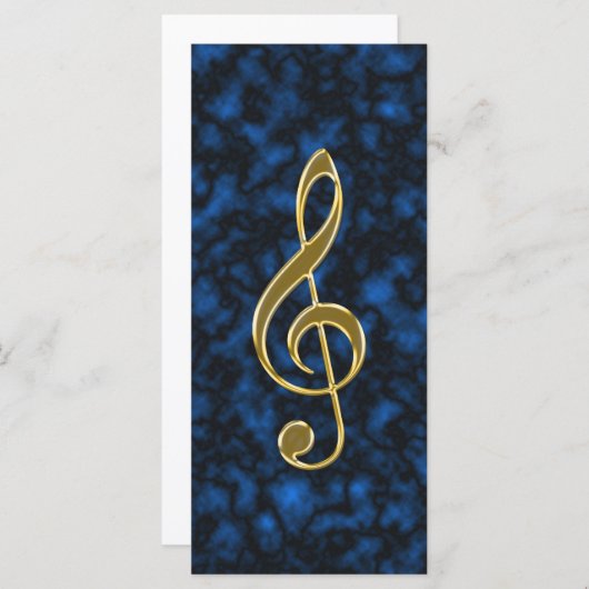 Golden treble clef (Front/Back)