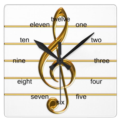 Golden Treble Clef