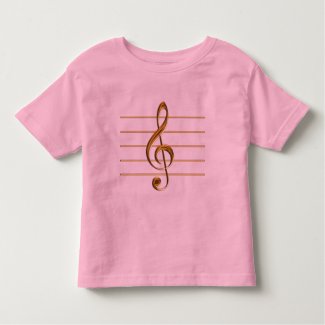 Golden Treble Clef