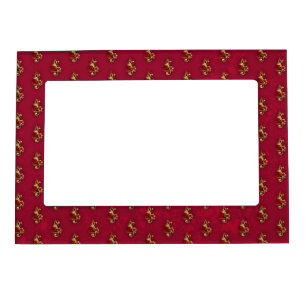 Golden Treble Clef with Rose Flowers Magnetic Frame