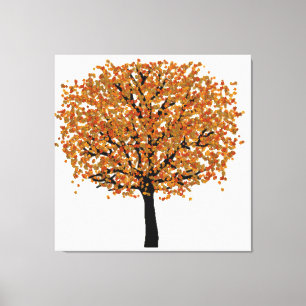 Golden Tree Canvas Print