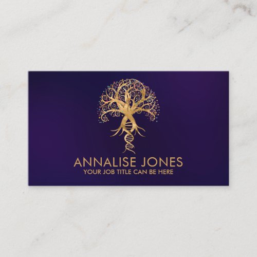 Golden Tree of Life _ Evolution Business Card