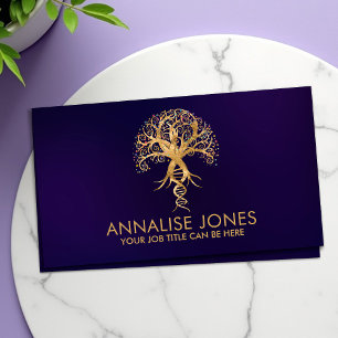 Golden Tree of Life - Evolution Business Card