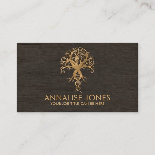 Golden Tree of Life _ Evolution Business Card