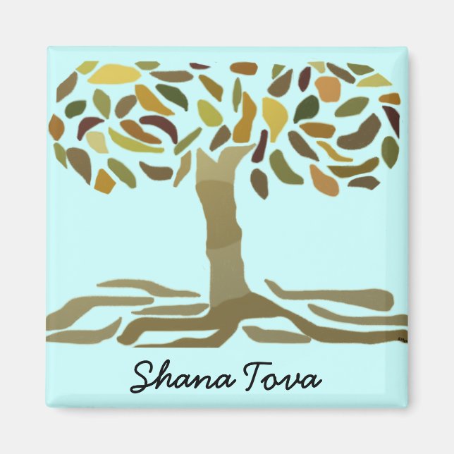 Golden Tree of Life Magnet (Front)