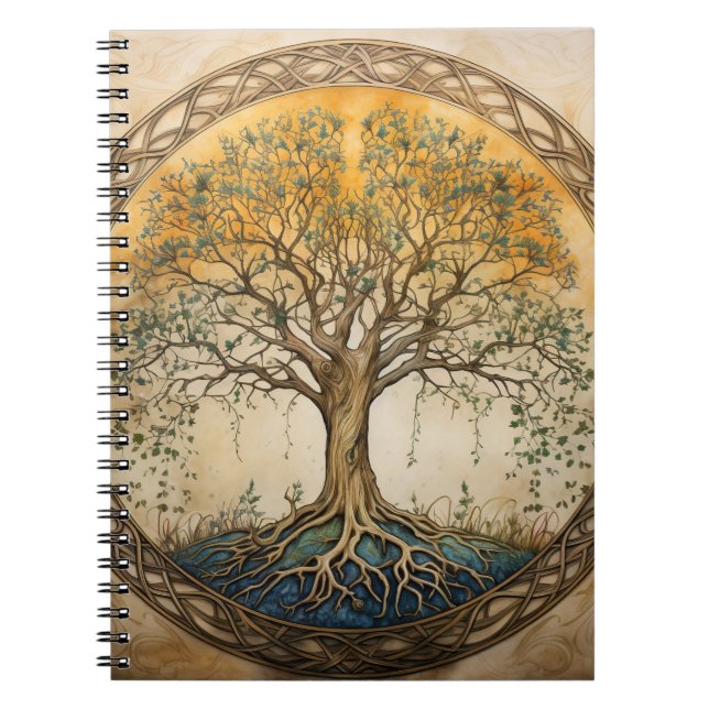 Golden Tree of Life Notebook (Front)