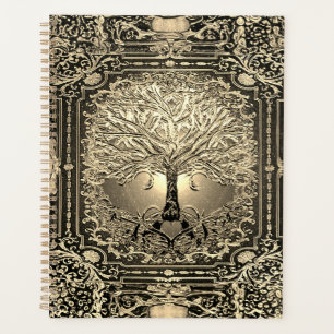 Golden Tree of Life Vintage Planner