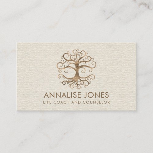 Golden Tree of Life _ Yggdrasil Business Card