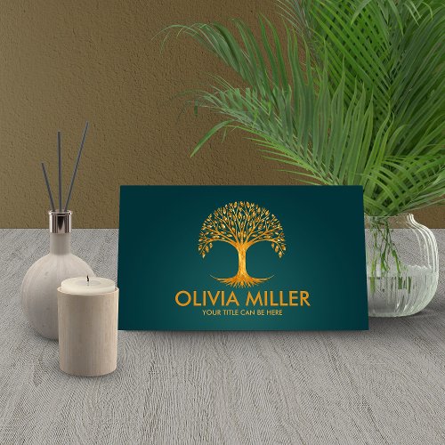 Golden Tree of life _ Yggdrasil Business Card