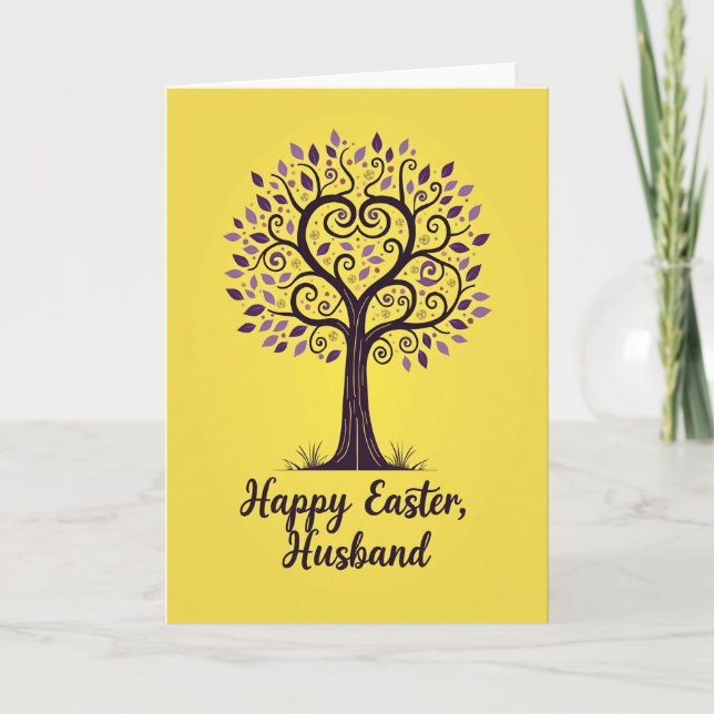 Golden Tree Of Love Greeting Card (Front)