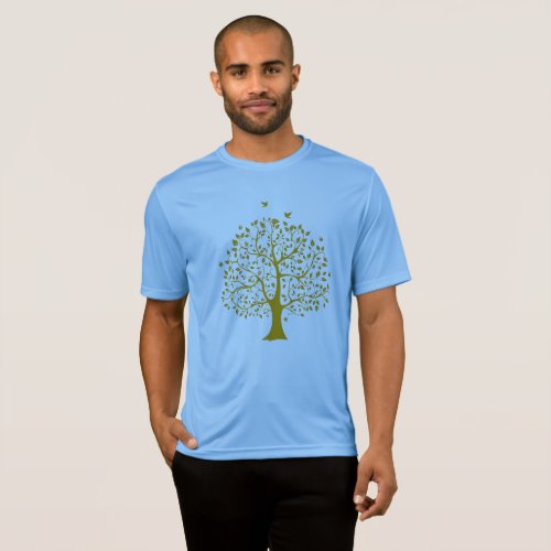 Golden tree plant light T_Shirt