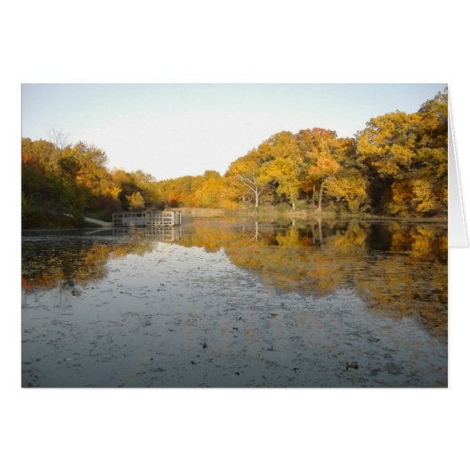 Golden Trees and Pond. Cards (Front Horizontal)