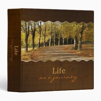 Golden Trees Path Binder by BluePlanet at Zazzle